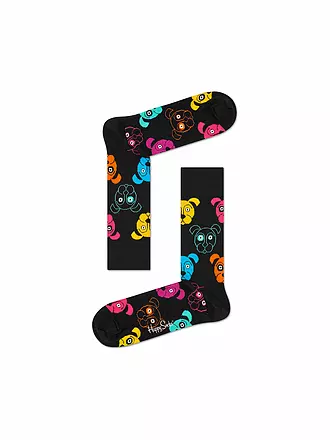 HAPPY SOCKS | Damen Socken DOG 36-40 black | 